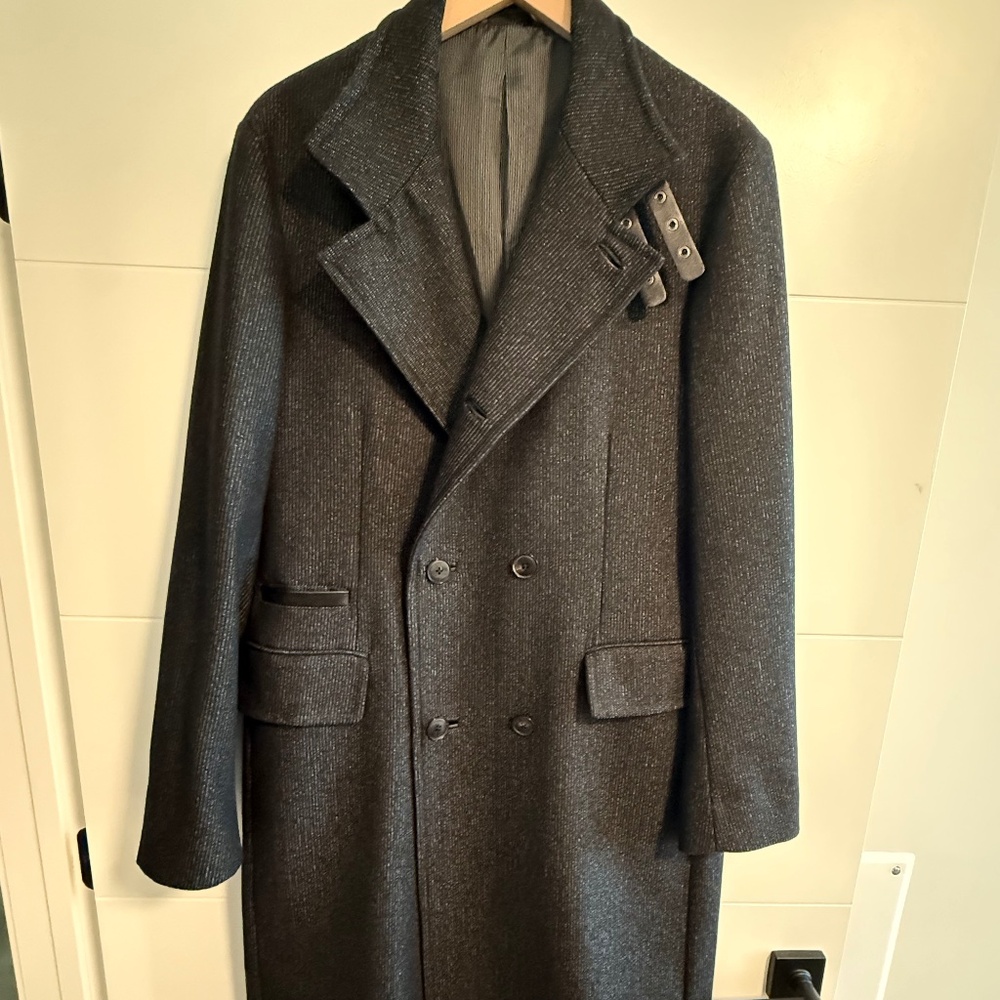 John Varvatos double breasted coat